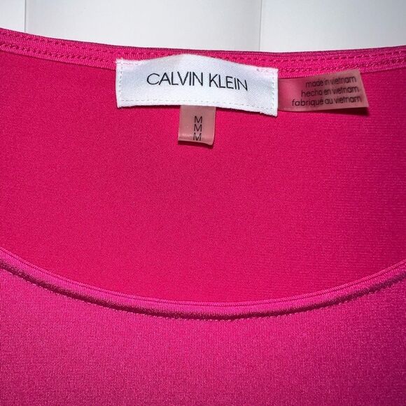 Calvin Klein Fuchsia Sleeveless Blouse - Picture 3 of 4